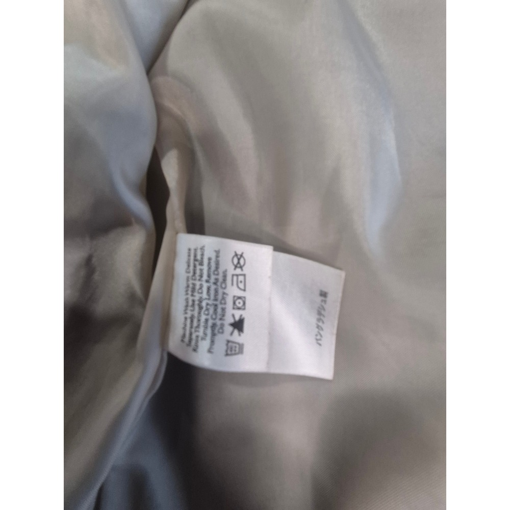 Eddie Bauer Womens Sage Green Hooded Utility Jacket Nylon Full Zip Large - Picture 9 of 9